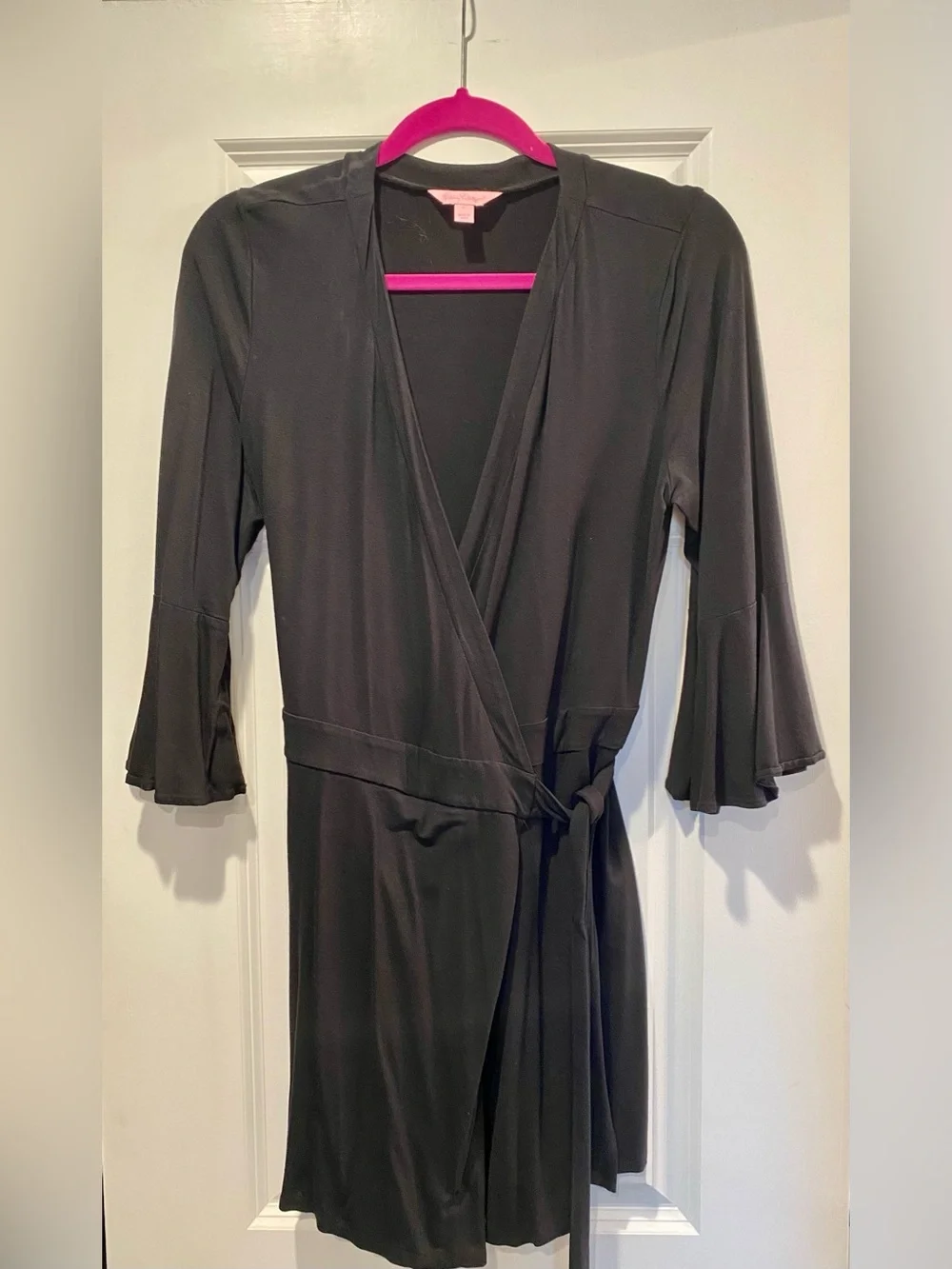 Lilly Pulitzer Black Wrap Romper